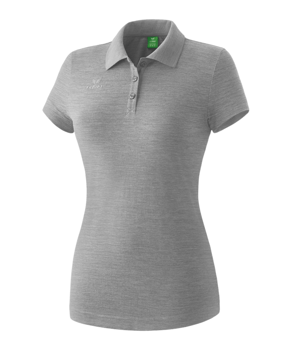 Erima Teamsport Polo Damen Grau Fgraumelange - grau