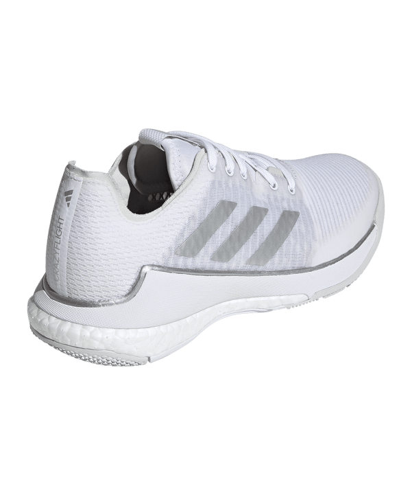 adidas Crazyflight Damen Weiss Silber - weiss