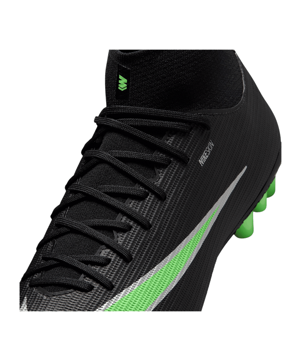Nike Air Zoom Mercurial Superfly XI Academy High AG Shadow Schwarz F001 - schwarz