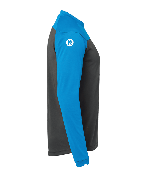 Kempa Prime Shirt langarm Kids Grau Blau F02 - grau