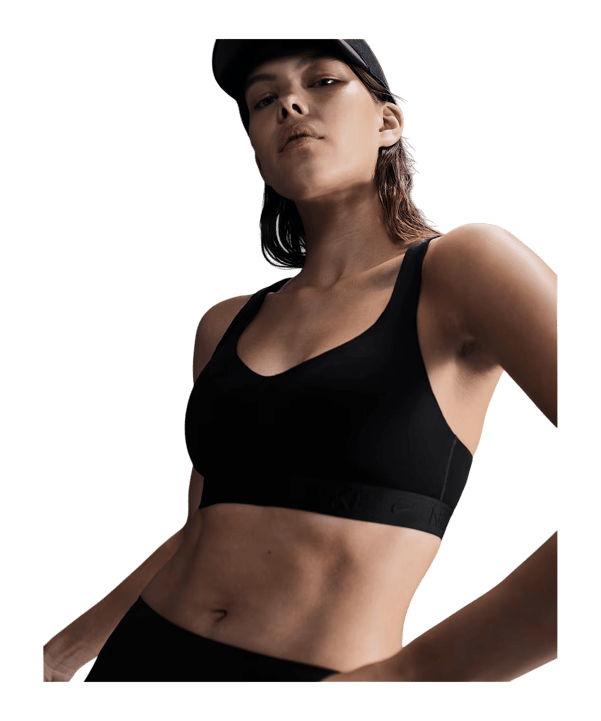 Nike Indy High Support Sport-BH Damen Grau F010