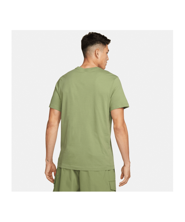 Nike Icon Futura T-Shirt Grün Weiss F334 - gruen