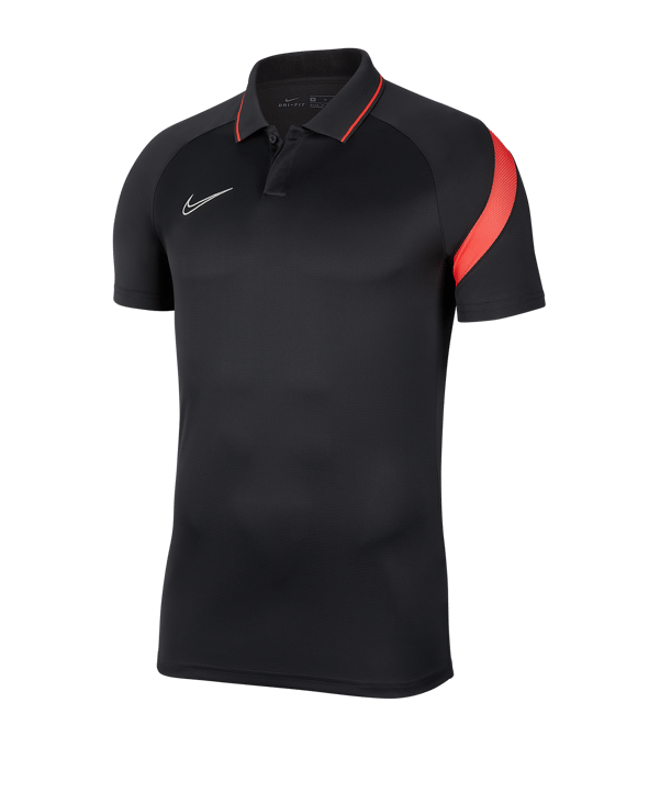 Nike Academy Pro Poloshirt Kids Grau Orange F069 - grau