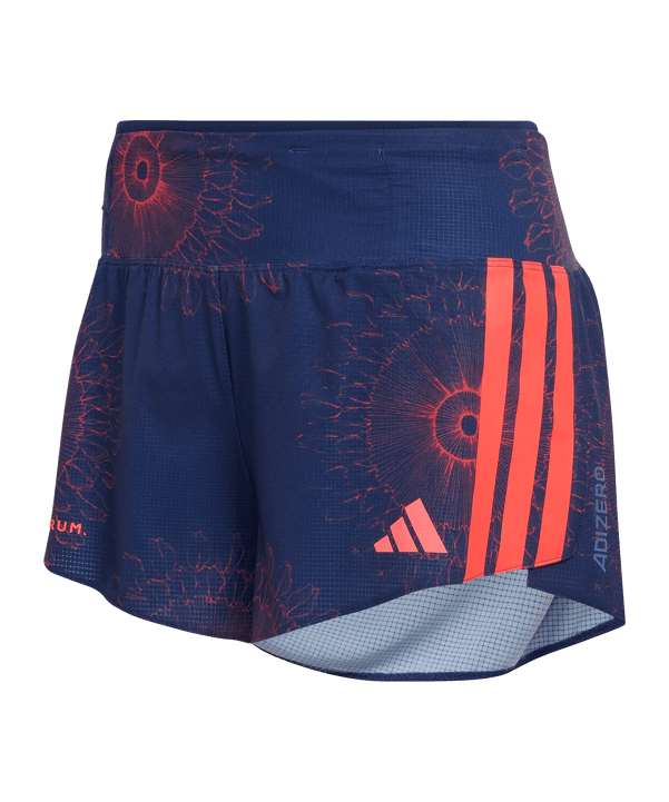 adidas Adizero Labrum Gel Hardloopshorts Dames Donkerblauw - rood