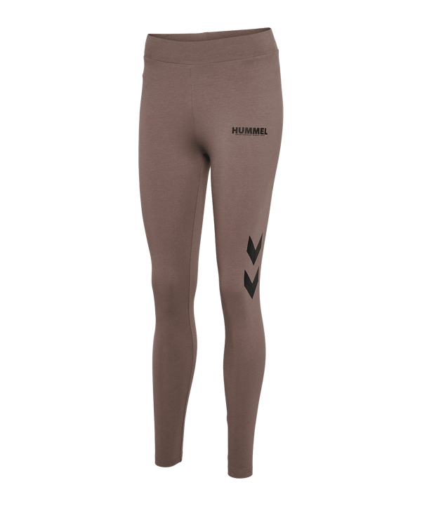 Hummel Legacy High Waist Leggings Damen Grau F8109 - grau