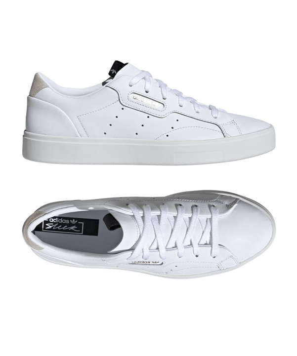 adidas Originals Sleek Sneaker Damen Weiss - weiss