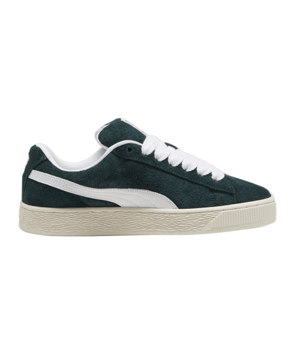 PUMA Suede XL Hairy Grün Weiss F02 - gruen