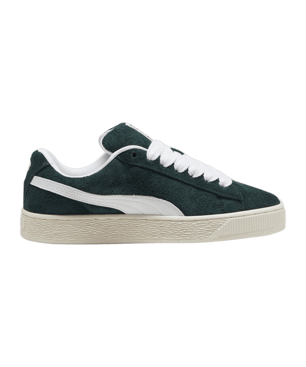 PUMA Suede XL Hairy Grün Weiss F02 - gruen