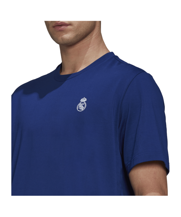 adidas Real Madrid T-Shirt Blau - blau