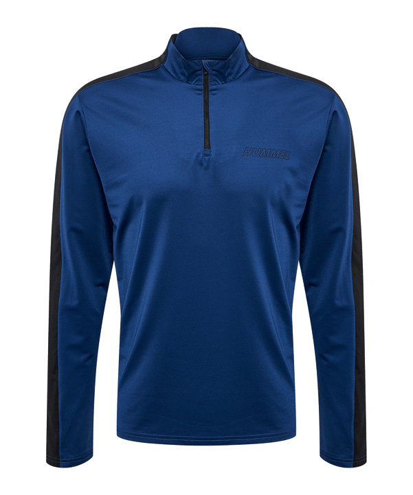 Hummel hmlTE STRENGTH HalfZip Sweatshirt Blau F7134 - blau