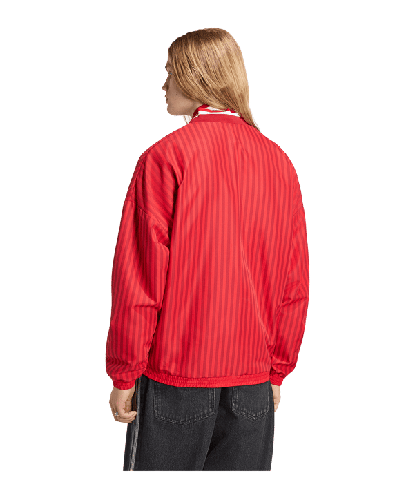 adidas FC Bayern München Stadium Giacca Rosso - rosso