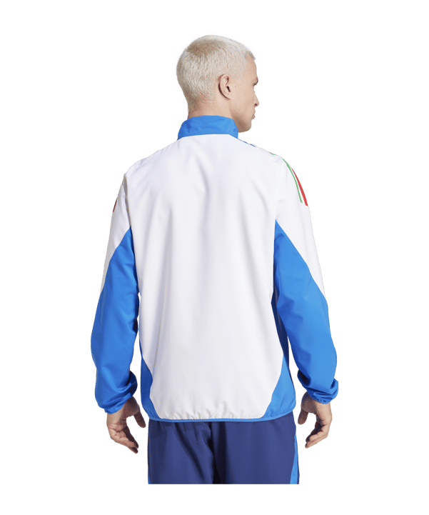 adidas Italien Präsentationsjacke EM 2024 Weiss - weiss