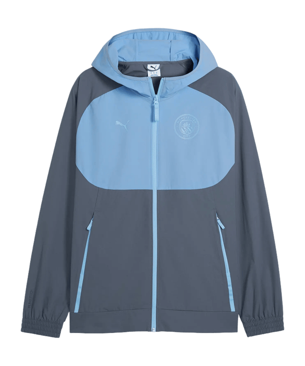 PUMA Manchester City Pumatech Woven Veste Gris C26 - gris