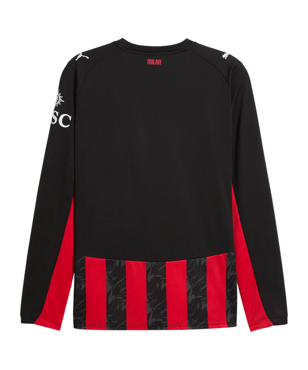 PUMA AC Mailand Trikot langarm Home 2025/2026 Rot F01 - rot