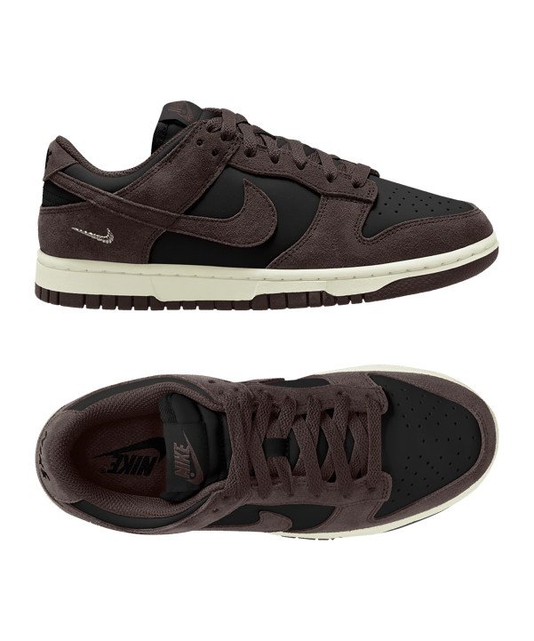 Nike Dunk Low Suede Donna Nero C001 - nero