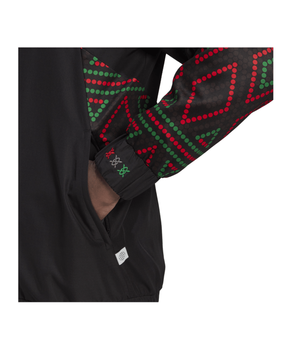 adidas Ajax Amsterdam Jacke Schwarz - schwarz