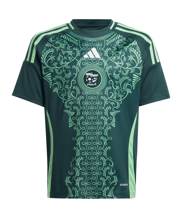 adidas Algerien Trikot Away 2024 Kids Grün - gruen