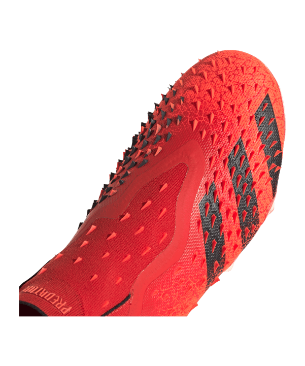 adidas Predator FREAK+ FG Meteorite Rot Schwarz - rot