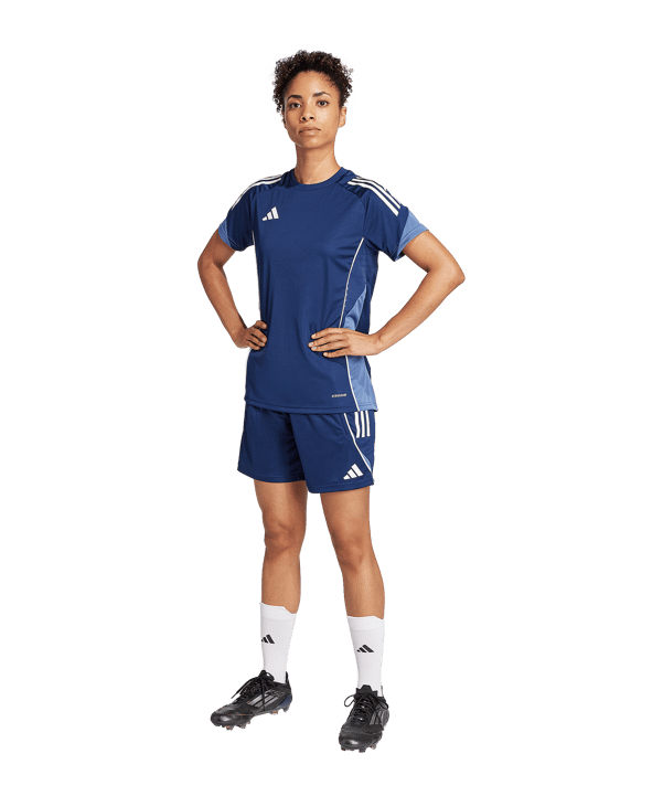 adidas Tiro 25 Competition Short Damen Blau - blau