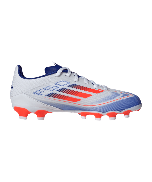 adidas F50 League MG Advancement Kids Weiss Rot - weiss