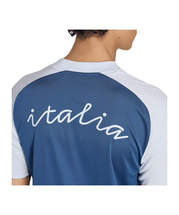 adidas FIGC Italien Prematch Trikot Away WM 2026 Blau - blau