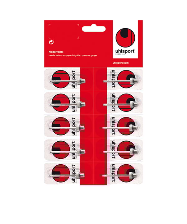 uhlsport Nadelventile 10 Stück F01 - grau