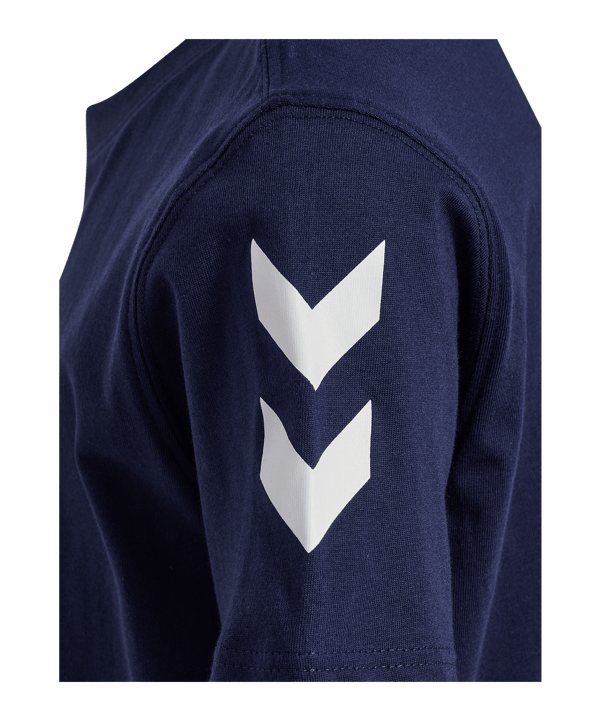 Hummel Go 2.0 Chevron T-Shirt Kids Blau F7026 - blau