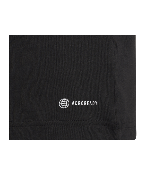 adidas Entrada 22 T-Shirt Kids Schwarz - schwarz