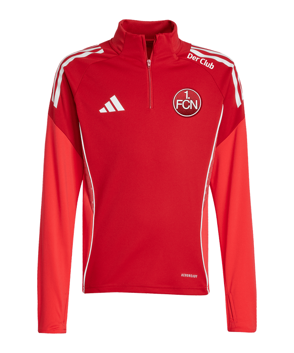 adidas 1. FC Nürnberg Sweatshirt Rot - rot