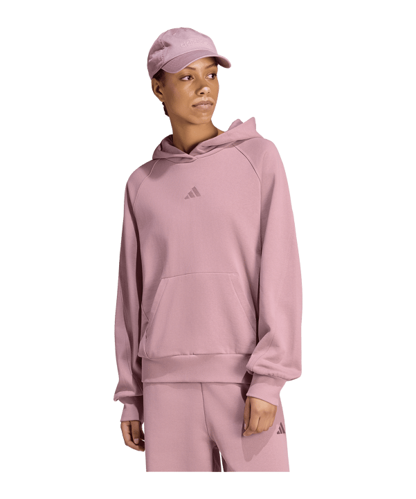 adidas Kit Small Logo Hoody Donna Viola - lilla