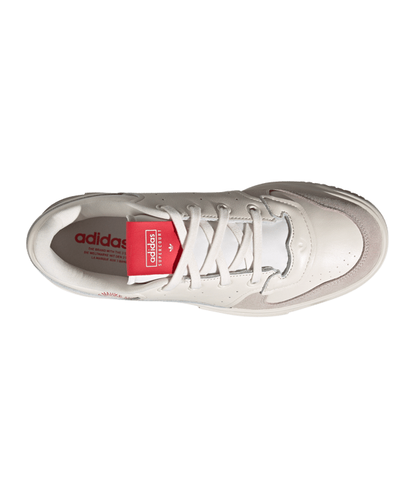 adidas Originals Supercourt 2 Weiss Rot - weiss