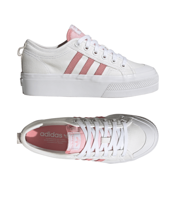 adidas Originals Nizza Platform Damen Weiss - weiss