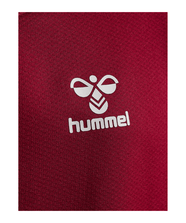 Hummel hmlLEAD HalfZip Sweatshirt Kids Rot F3584 - rot
