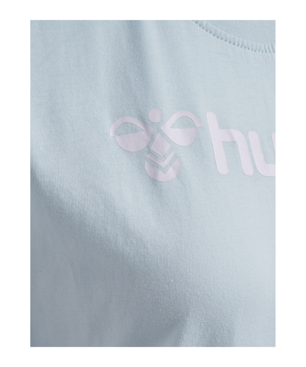 Hummel Mover Cotton T-Shirt Damen Blau F7357 - blau
