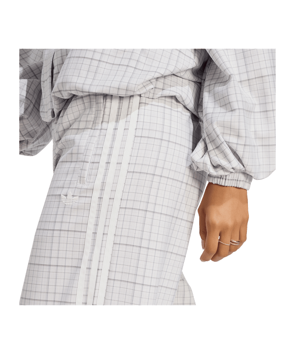 adidas Originals Loose Check Track Manguera Donna Grigio - grigio