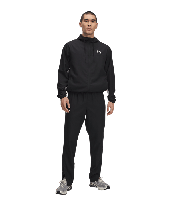 Under Armour Rival Wvn Windbreaker Pnt Manguera Nero C001 - nero