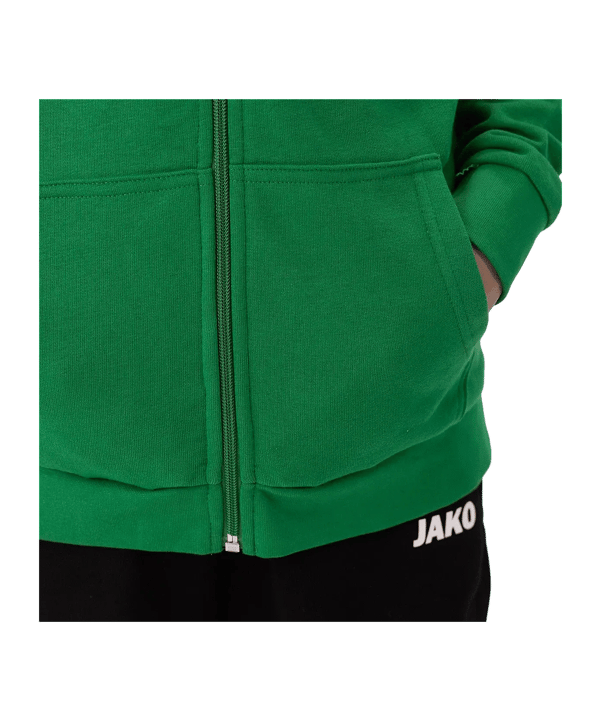 JAKO Base Veste à capuche Enfants Vert C006 - vert