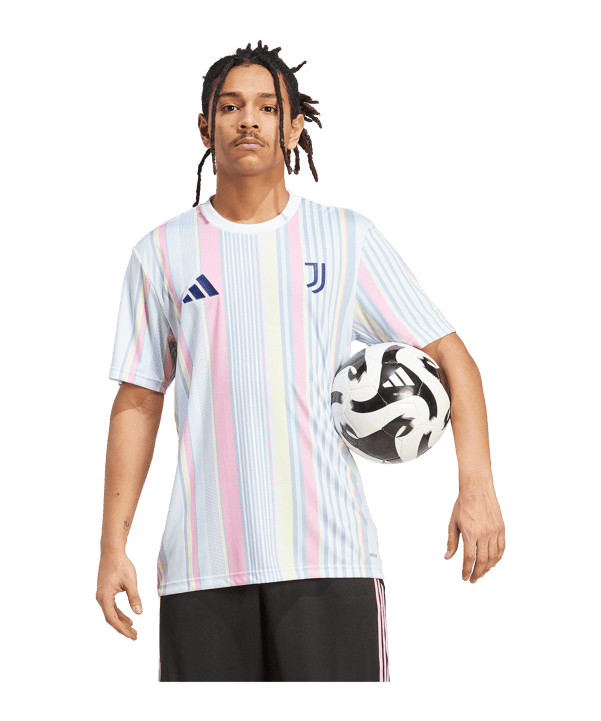 adidas Juventus Turin Prematch Trikot Weiß - weiss