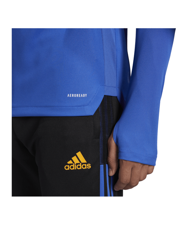 adidas Real Madrid HalfZip Sweatshirt Blau - blau