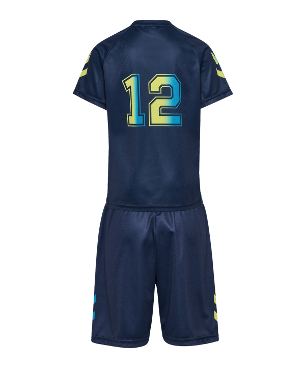 hummel Shimmer Trikot Set Kids Blau F7795 - blau