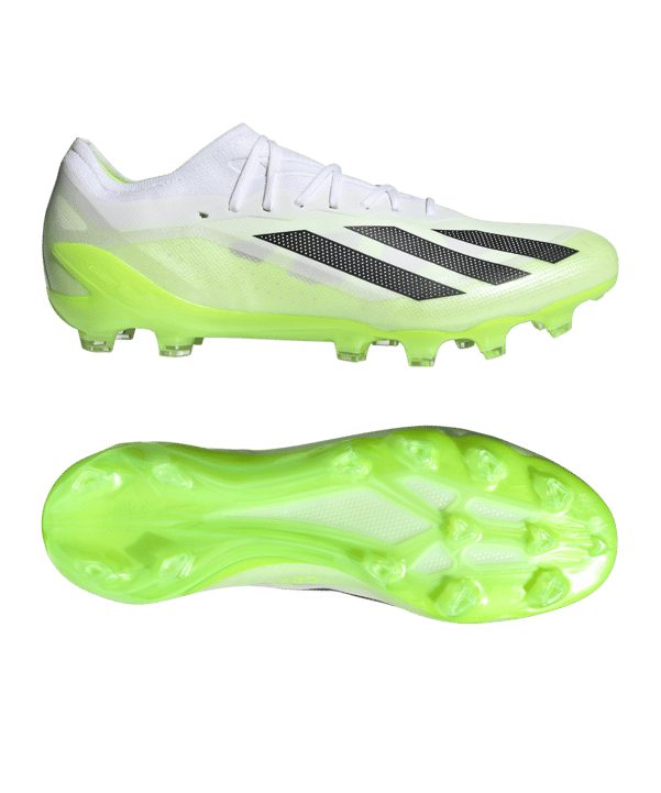 adidas X Crazyfast.1 AG Crazyrush Weiss Schwarz Gelb - weiss