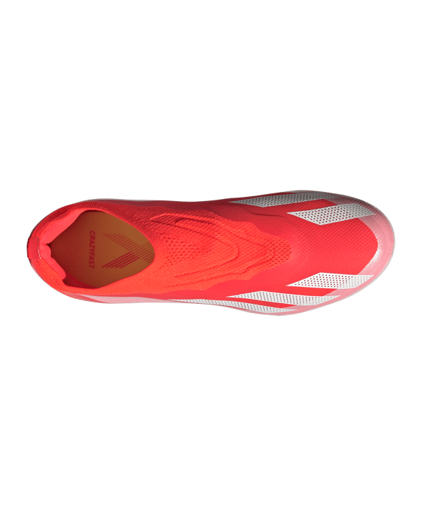 adidas X Crazyfast Elite LL FG Kids Energy Citrus Rot Weiss Gelb - rot