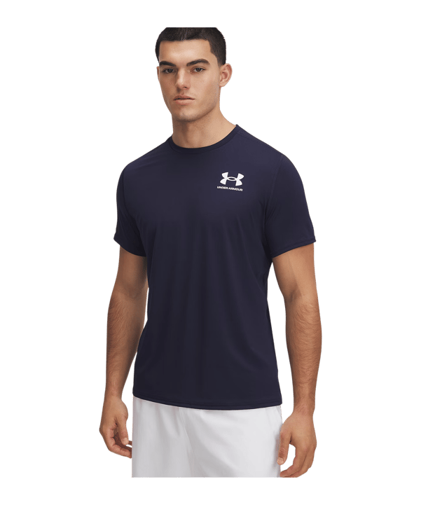 Under Armour Heatgear Fitted SS T-Shirt Blau F410 - blau
