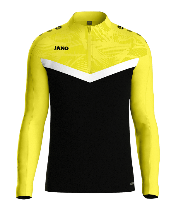 JAKO Iconic HalfZip Sweatshirt Kids Schwarz F808 - schwarz