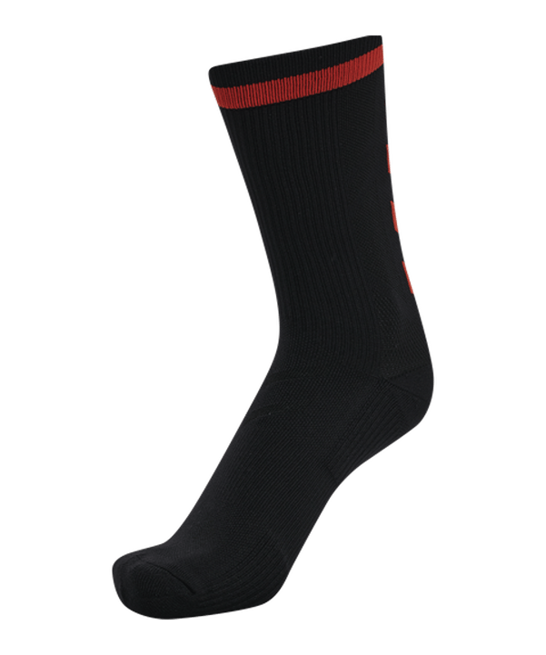 Hummel ELITE INDOOR Socken Schwarz Rot F2953 - schwarz