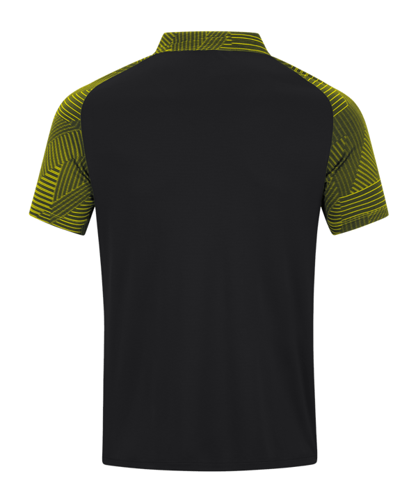 JAKO Performance Polo Schwarz Gelb F808 - schwarz