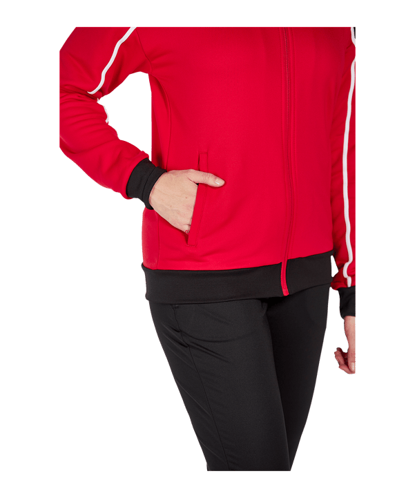 Erima Change by Kapuzenjacke Damen Rot Schwarz - rot
