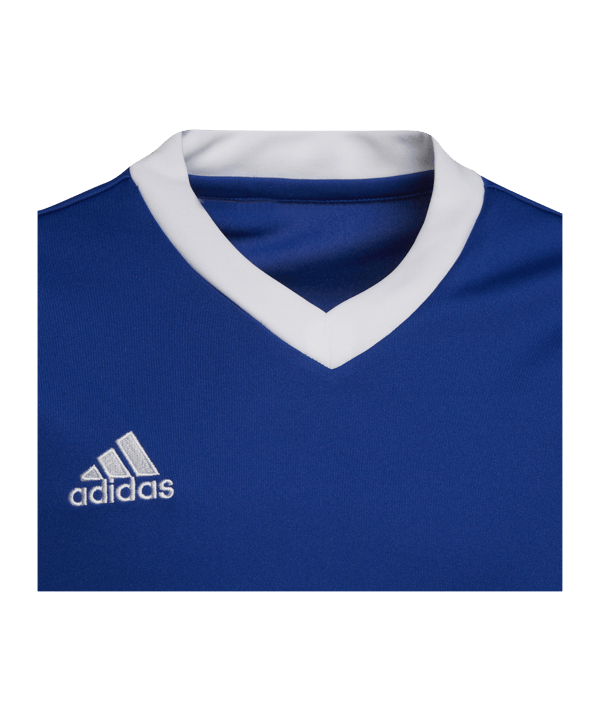 adidas Entrada 22 Trikot Kids Blau Weiss - blau