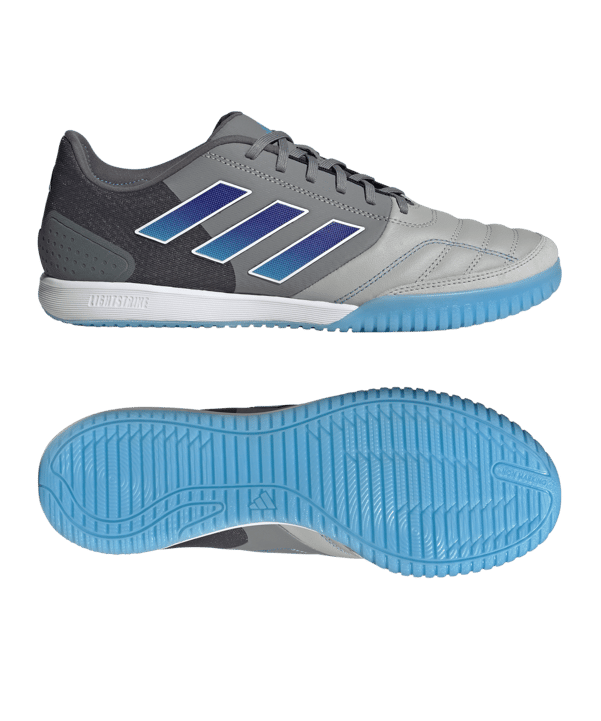adidas Top Sala Competition IN Halle Grau Blau - grau