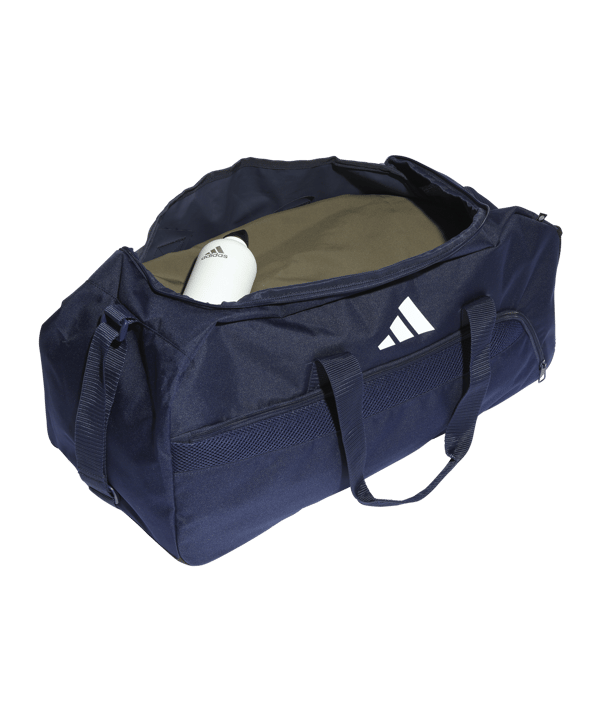 adidas Tiro League Duffel Bag Gr. M Blau Schwarz - dunkelblau
